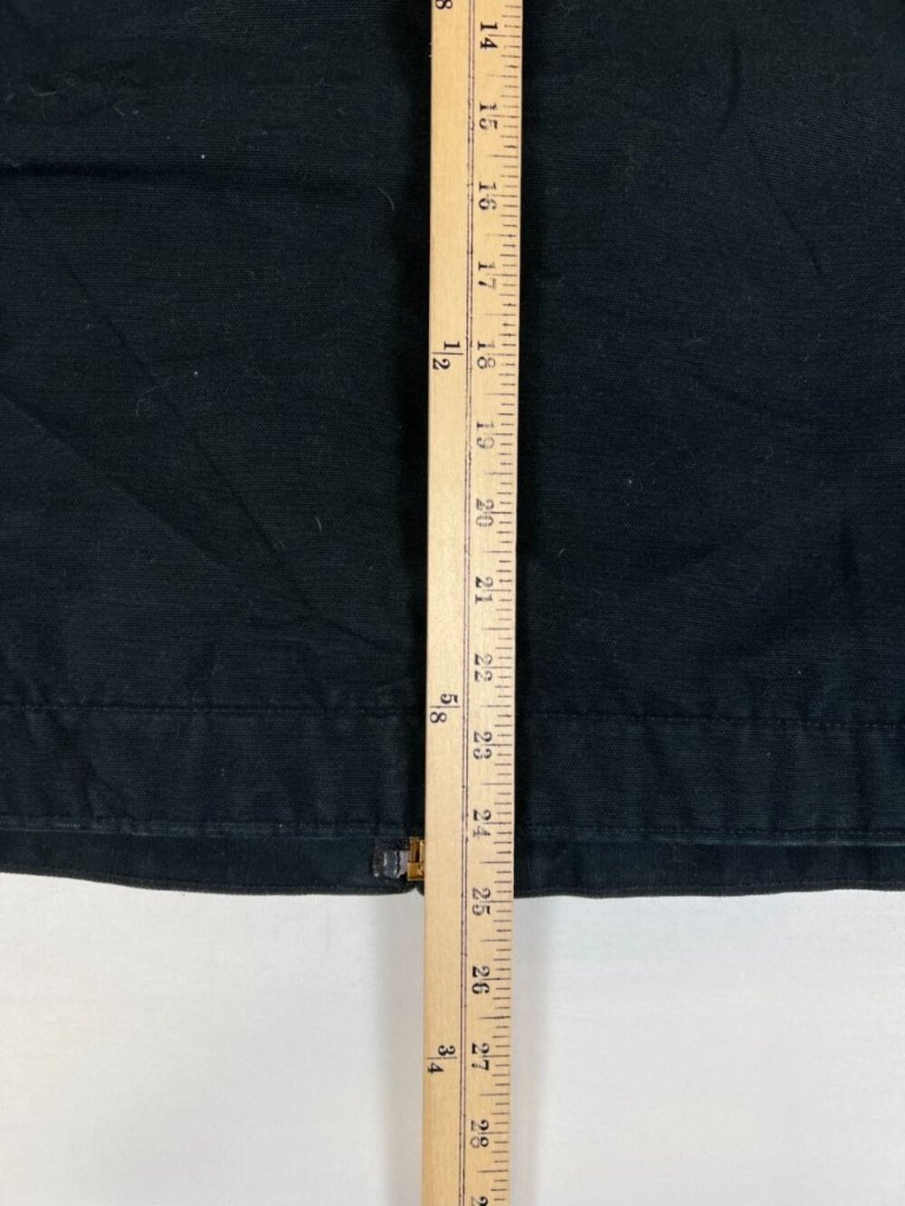 Vintage Carhartt J01 BLK Detroit Jacket Made in USA Blanket Lined Workwear Black - Picture 10 of 13